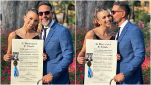 "No dudes nunca de tus capacidades": Billy Calderón se muestra orgulloso porque su hija se graduó de la UES