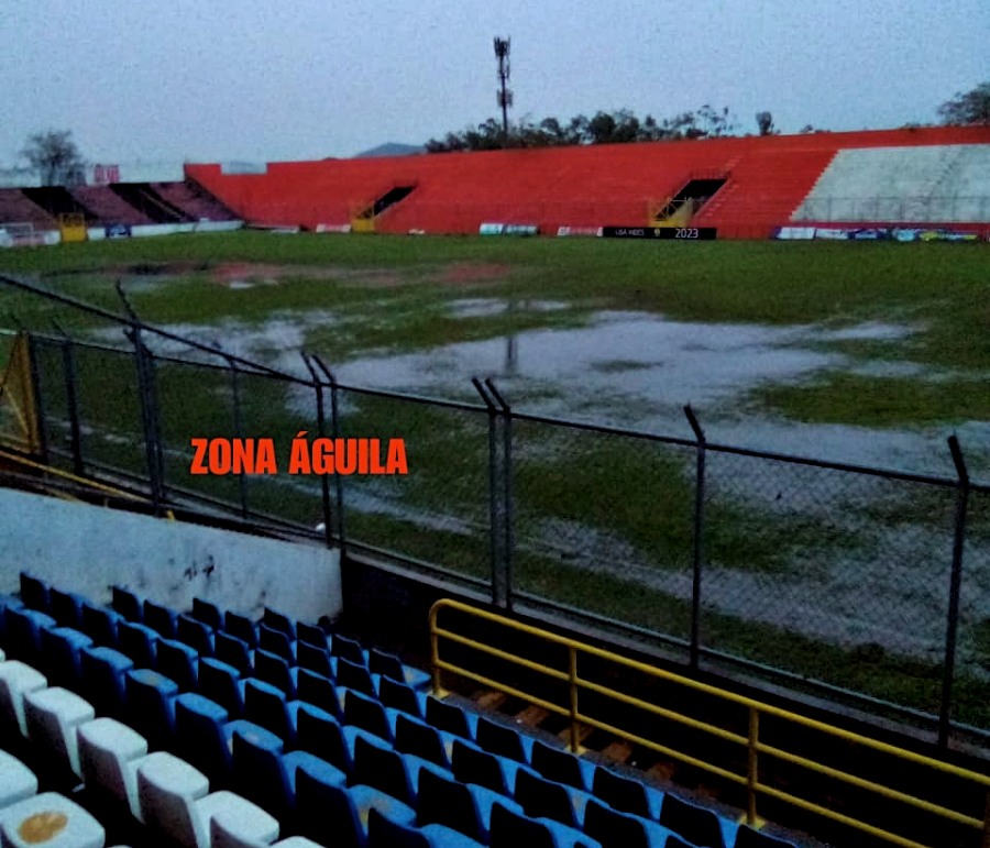 estadio juan francisco barraza san miguel el salvador futbol lluvia inundacion fotos 02