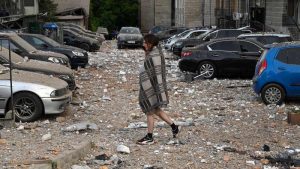 Rusia sorprende con un ataque “masivo” de drones en Kiev