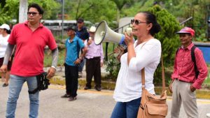 Dina Argueta exige a Bukele que cese con la persecución y criminalización sindical