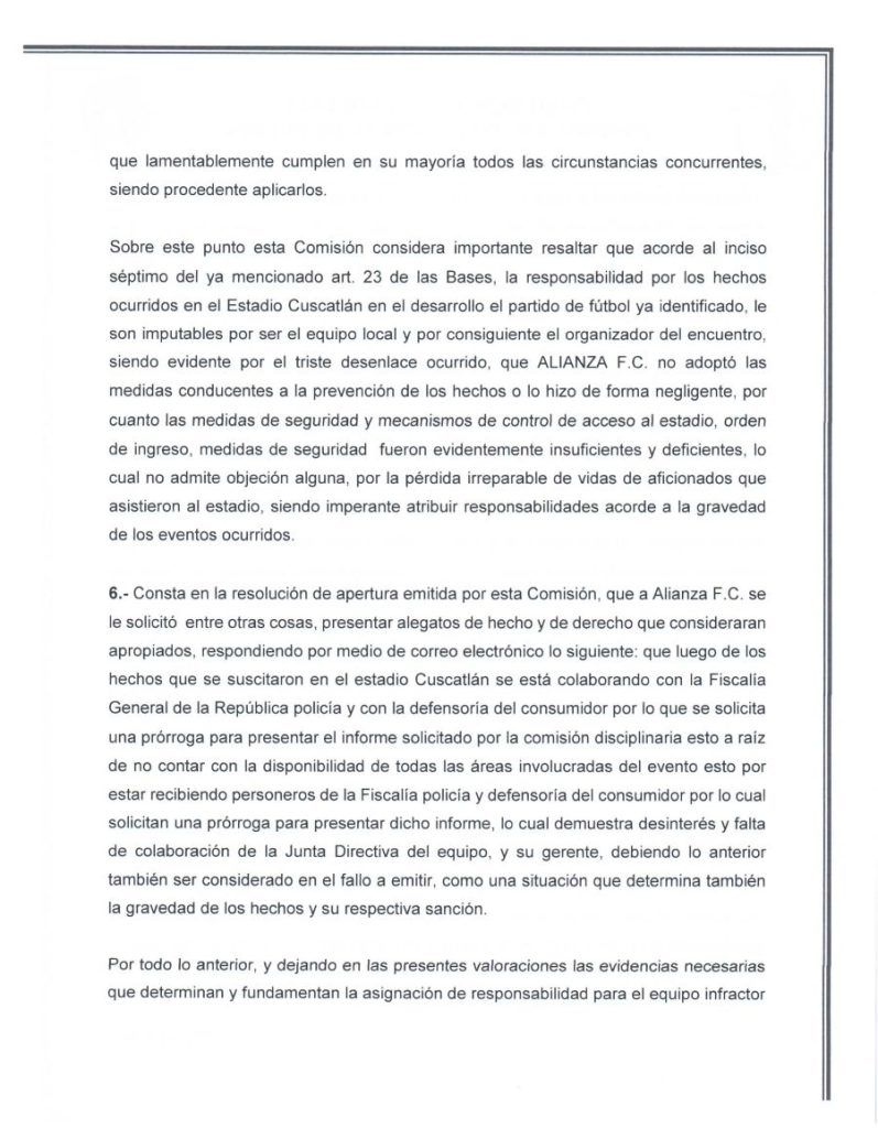 resolucion comision disciplinaria fesfut el salvador futbol fas alianza sancion castigo 06