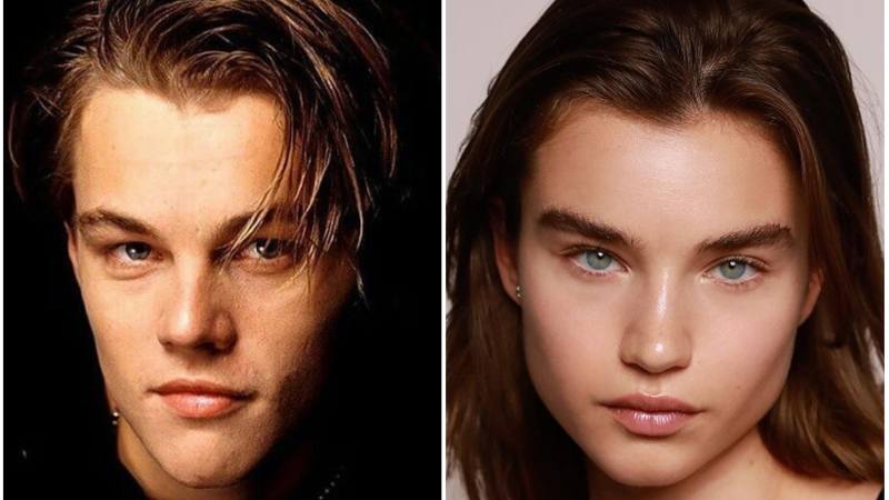 Parecido entre Leo DiCaprio y Meghan Roche