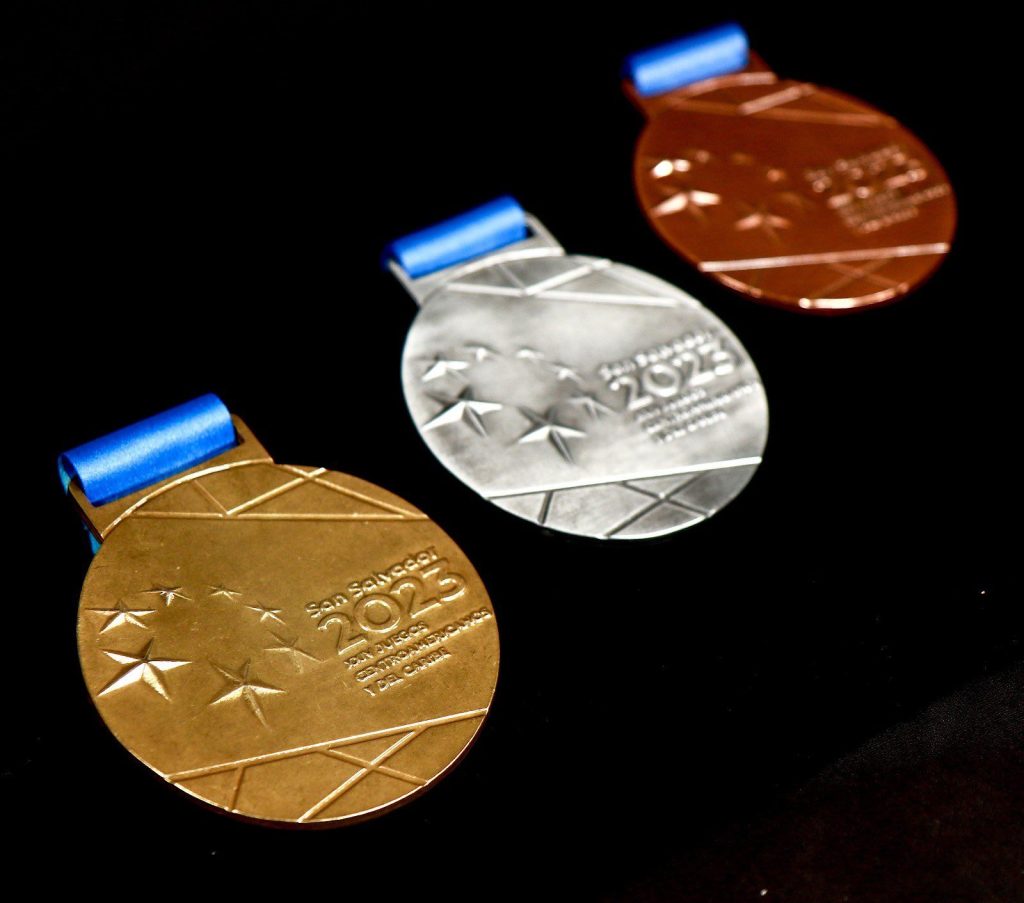 Así serán las medallas que entregarán en los Juegos San Salvador 2023