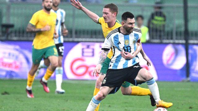 Con un gol de Messi, Argentina venció a Australia