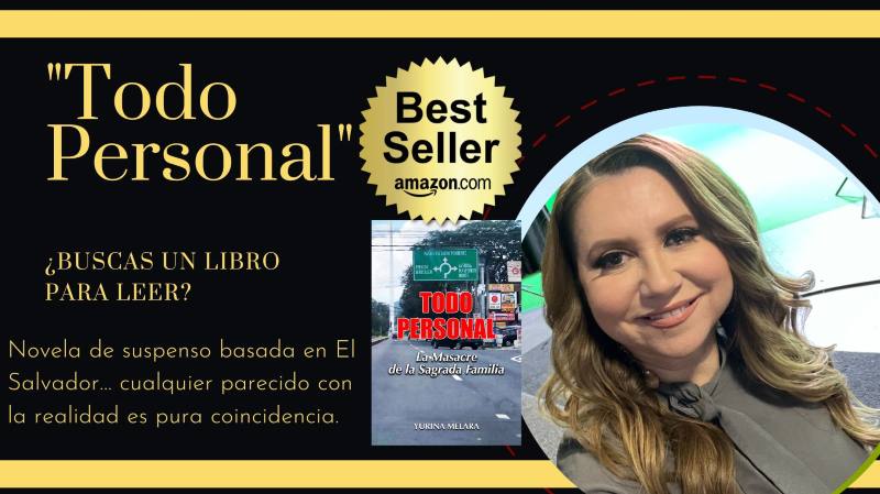 Primera novela de periodista Yurina Melara es Best Seller en Amazon