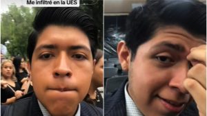 Tiktoker se infiltra en graduación de la Universidad de El Salvador para ver a su hermana