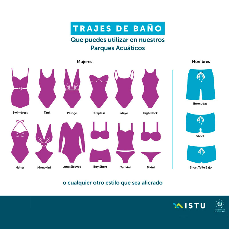 conversacion virtud Umeki Cumplen estos trajes de baño lo requisitos para entrar a balnearios del  ISTU? - Noticias de El Salvador