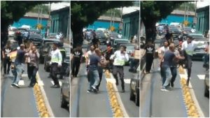 Graban a gestor del VMT que protagonizó pelea en ciclovía del barrio San Jacinto