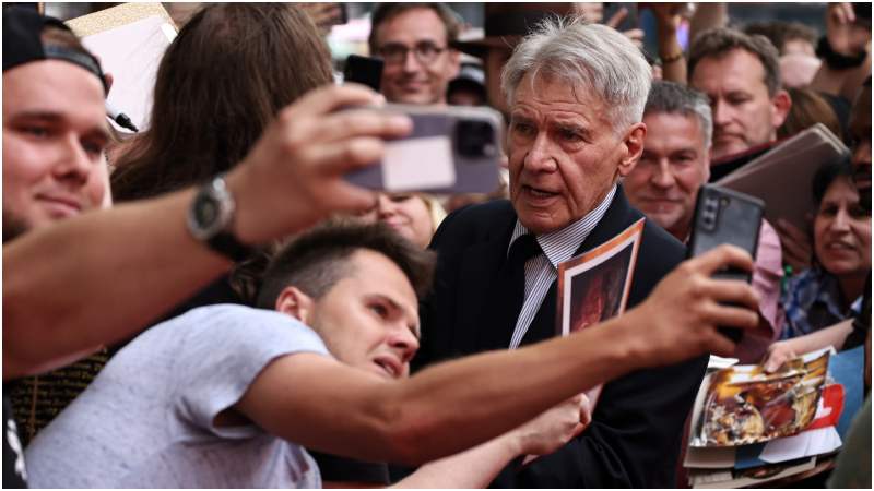 Harrison Ford, en el estreno de "Indiana Jones y el dial del destino" ("The dial of destiny").