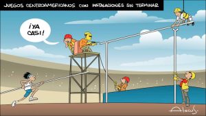 Juegos Centroamericanos con instalaciones sin terminar