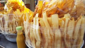 ¿Cómo se preparan los antojitos de feria en Antiguo Cuscatlán?