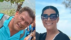 Moisés Urbina y Verónica Guerrero viven aventura en cerro de Chalatenango