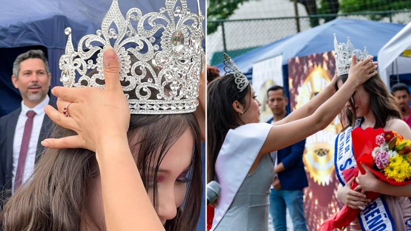 Coronación reina de El Salvador en Italia 2023-2024