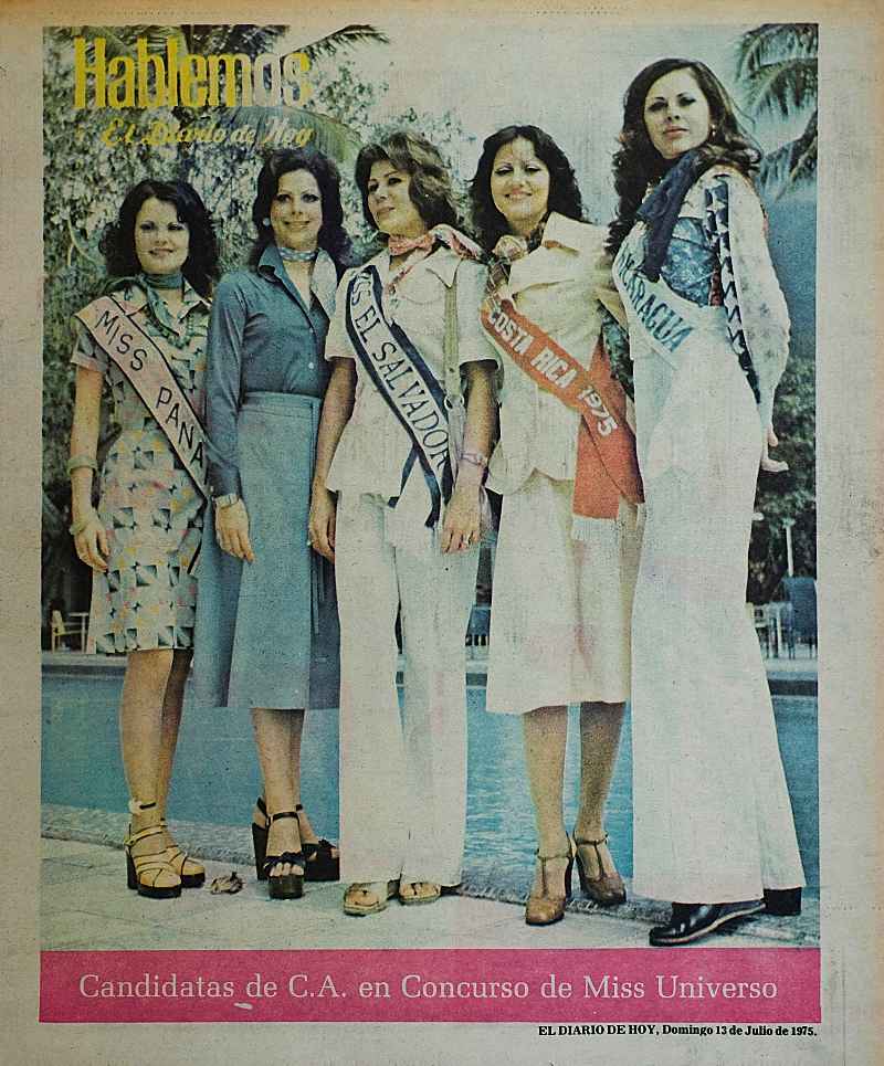 Miss Universo en El Salvador en 1975