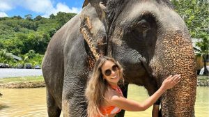 FOTOS: Luciana Sandoval vive experiencia “celestial" con elefantes en Tailandia
