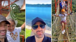 Toni Costa y Alaia disfrutaron en Coatepeque y Apaneca