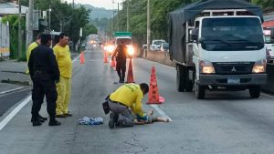 Anciana muere atropellada por rastra en la Troncal del Norte