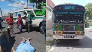 Señor murió al ser atropellado por un bus de la Ruta 184, en Blv. Venezuela