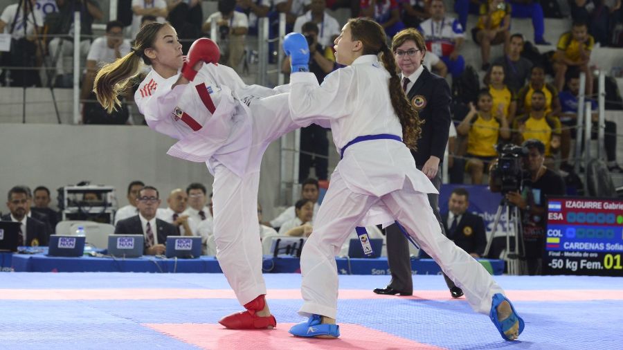 gabriela izaguirre medalla oro karate san salvador 2023 02