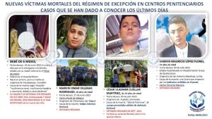 fallecidos carcel regimen