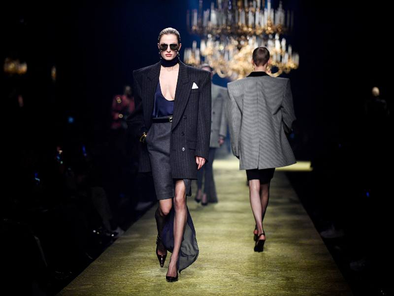 Saint Laurent Otoño invierno 2023 2024 Paris Fashion Week