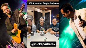 Daniel Rucks y Gerado Parker con Sergio Gallardo