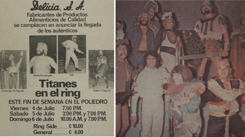 Titanes en el Ring en El Salvador en 1975