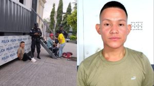 Hombre fue capturado por atacar a un señor e intentar robarle en el centro de San Salvador