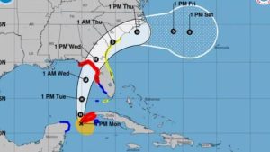 trayecto huracán Idalia