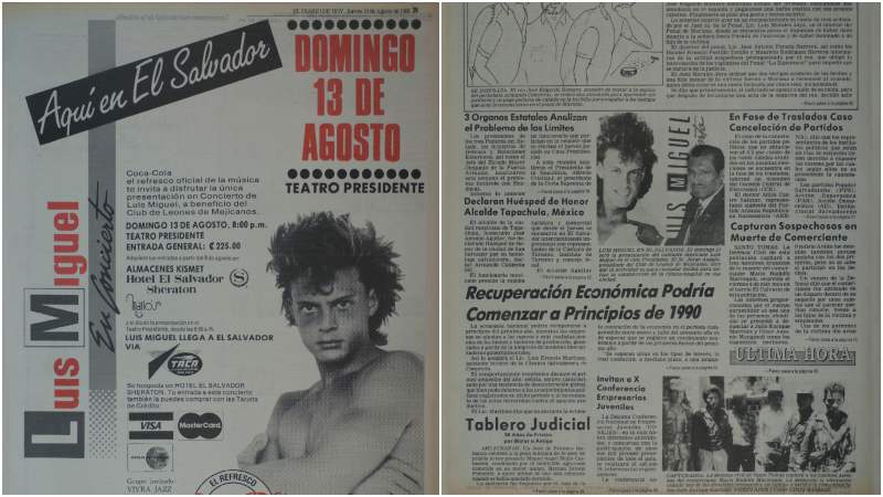 Luis Miguel en El Salvador (1989)