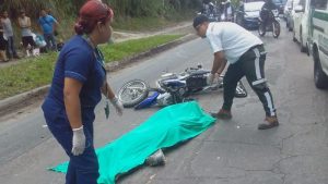Motociclista murió al chocar con vehículo en la carretera de Oro