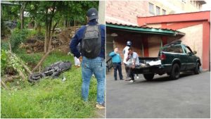 Motociclista guatemalteco murió al chocar con piedra en Sonsonate