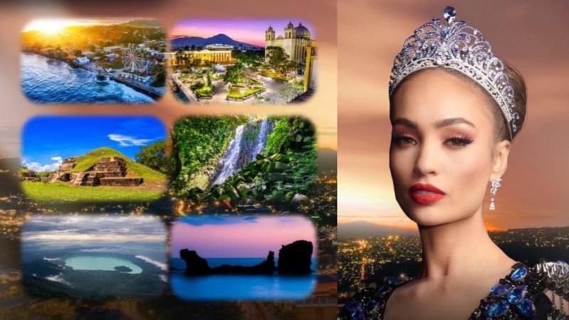 Promoción de Miss Universo en El Salvador