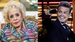 Silvia Pinal y Luis miguel