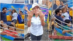 VIDEO. Yanira Berríos se quiebra las uñas en el Tagadá