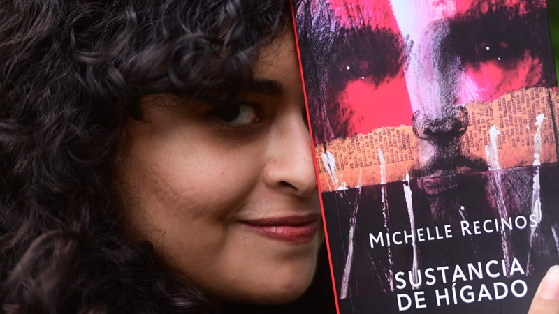 Escritora Michelle Recinos presenta su obra "Sustancia de hígado"
