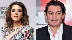 Alicia Machado y José Manuel Figueroa