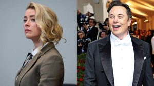 Amber Head y Elon Musk