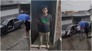 VIDEO: Conductor ebrio chocó con carros estacionados en San Salvador