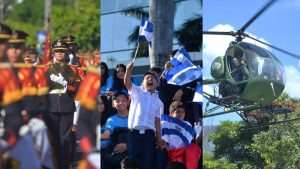 Población disfruta del desfile cívico en El Salvador