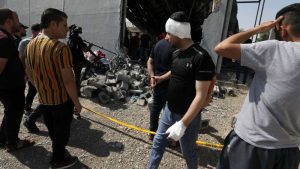Dolor e ira en misa por las cien víctimas del incendio en Irak