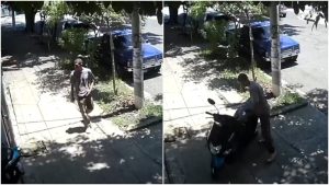 VIDEO: Graban a hombre robando una moto en San Salvador