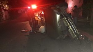 Cinco heridos deja racha de accidentes en Santa Ana
