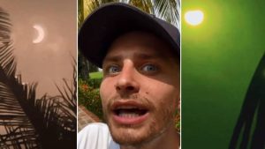 Artemio, el Ruso Latino, compartió cómo vivió el eclipse solar en El Salvador
