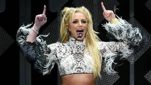 Cantante Britney Spears en concierto en 2016