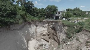 MOP promete obras de mitigación en cárcava de Los Santos 1 sin dar fechas de inicio