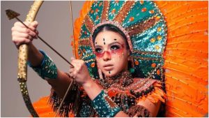 Fátima Calderón rinde tributo a Atlacatl en Miss Grand Internacional