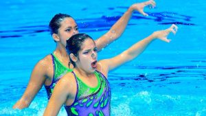 Grecia Mendoza Cesia Castaneda Natacion Artistica Santiago 2023