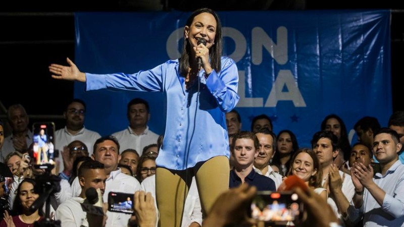 Maria Corina Machado primarias Venezuela