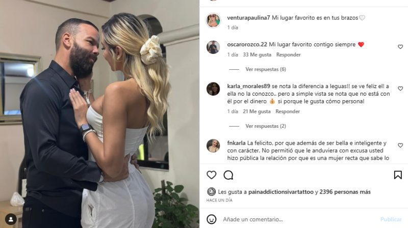 Paulina Ventura confirma romance con Óscar Orozco